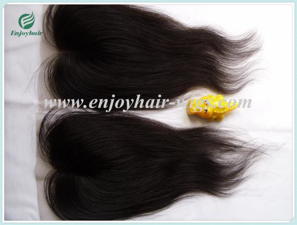 Lace top closure 4''x4'' ,malaysian virgin hair natural color straight 10''-24'