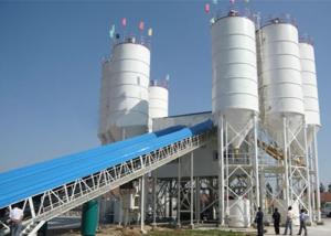Wholesale 60m3/H Stationary Belt Type Concrete Batching Plant Stable Working Compact Structure from china suppliers