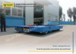 Flat Steel Battery Powered Cart Export No Rail Vehicle With PLC Control