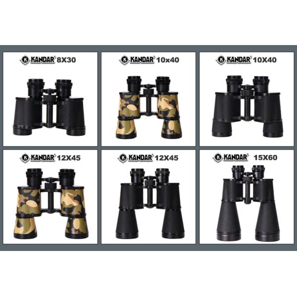 12x42 KANDAR Binoculars for Hunting and Sightseeing in Dark Green or Optional Color