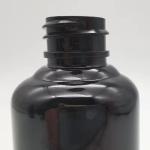 50ML PET Glossy Black Plastic Cosmetic Spray Bottle With Black Fine Spray Head