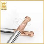 OEM 2 3 4 Flute Solid Carbide Ball Nose End Mills For Contour Milling