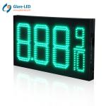 Outdoor Led Digital Number Sign Waterproof level IP65 Remote Control Gas Station