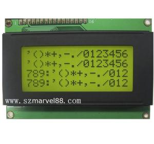 Wholesale M1604A-Y5,16x4 Character Dot-matrix LCM, 1604LCM,STN yellow green, transmissive/negative, from china suppliers