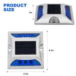 103*106*23.5mm Aluminum Alloy Solar Powered Road Studs for Driveway/Road/Highway