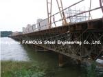 Bowstring Concrete Roller Steel Girder Railway Bridge Structure Truss H Welded