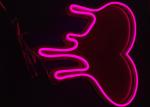 Vasten pink melt heart neon sign 12V silica gel led neon sign