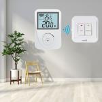 230V 6A Digital Wireless Boiler Thermostat For Hotel Home