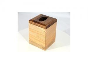 Wholesale Maple&amp;walnut vertical tissue box from china suppliers