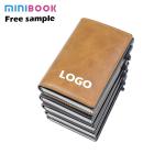 RFID Blocking PU Leather Automatic Pop Up Credit Card Holder Wallet With Metal