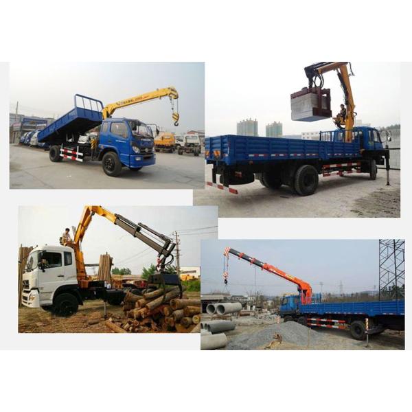 Shacman F3000 New Cargo Lorry Truck with Sqs300-4 12ton Mounted Mobile Construction Crane Price