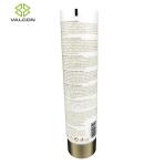 35 MM Diameter Empty Plastic Squeeze Tubes Gold UV Cap For Facial Cleanser