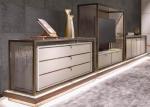 Minimalism Style Decorative Fabric Laminated Glass With Metal Mesh 155cm