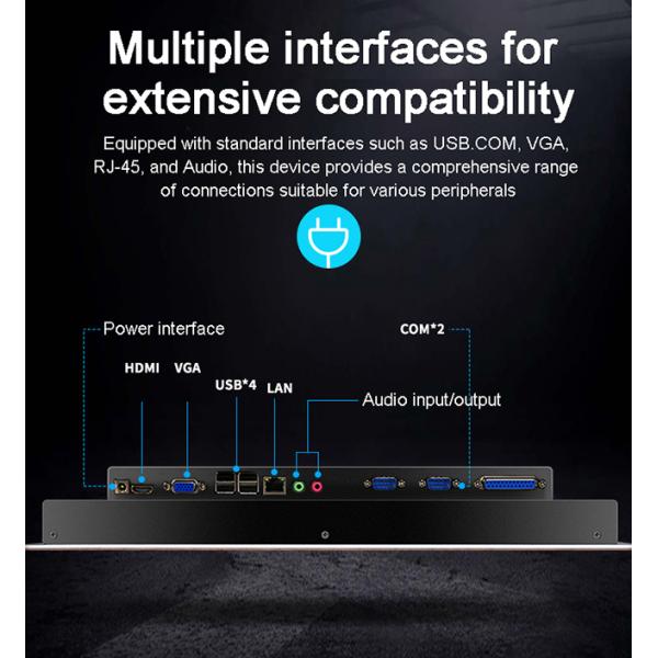 21.5 inch Embedded 4:3 Industrial-Grade Touchscreen All-in-One Computer for Automatic Vending Machine Flatbed