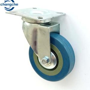 Wholesale 2.5 Inch Rubber Industrial Caster Wheels With Brake For Flat Carrier from china suppliers
