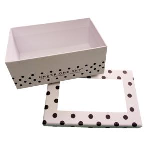 Wholesale PVC Rigid Cardboard Gift Boxes With Clear Window 157gsm Coated from china suppliers