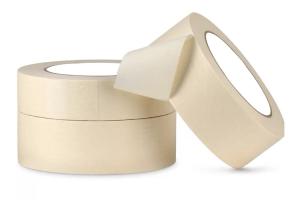Wholesale Easy Cut 50m Cream White Crepe Paper Masking Tape from china suppliers
