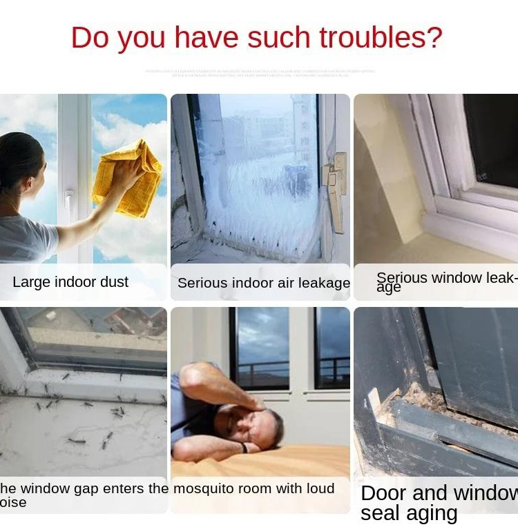 Waterproof Door Window Seal Self Adhesive PVC Seam Tape Sticker For Bathroom And Kitchen