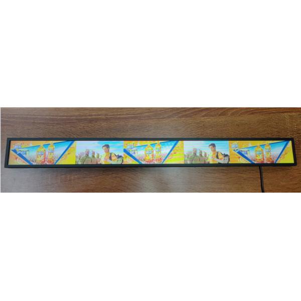 Hight brightness Shelf Stretched Bar LCD Display 47.1 Inch with high resolution for LCD Advertising screens