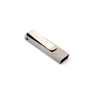Wholesale Clip Shapes Metal USB Drive Customized Laser Print LOGO UDP chips from china suppliers