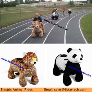 Wholesale Battery Operated Furry Stuffed Panda Animal Kiddie Rides for Sale, China Kiddie Rides from china suppliers