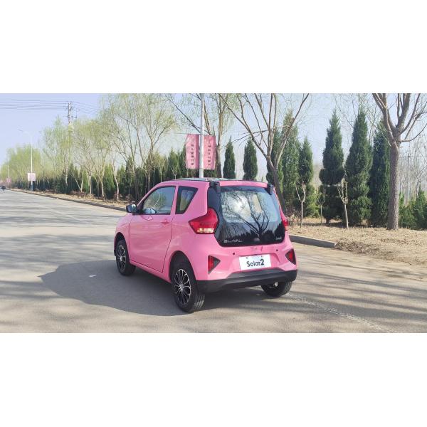Blaval Min EV Car Airbag Mini 100km/h 4 Seats Lithium Battery Smart Car with Electric Adjustment Exterior Rearview Mirror