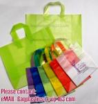 COMPOSTABLE, BIODEGRADABLE, PLACarrier, Shopping bags, Soft loop handle, Die cut
