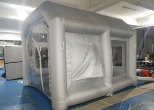 China Mobile Inflatable Spray Booth 4 M * 3.4 M * 3 M For Car Spray Painting on sale