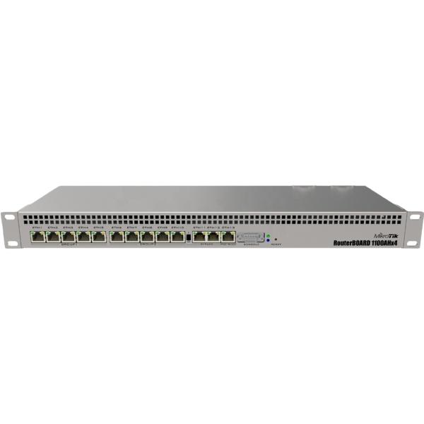 Mikrotik RB1100AHx4 Router with 13xGigabit Ethernet Ports and ARM 32bit AL21400 CPU