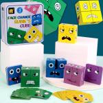 Children Baby Developmental Toys 3D Face Changing Building Blocks
