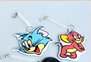Wholesale Full Color Rubber Luggage Tags , Personalised Suitcase Tags Plastic from china suppliers