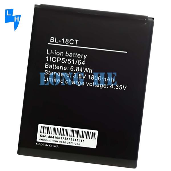 Rechargeable Batteries 1800mAh Black BL-18CT Mobile phone Battery for Tecno Y3