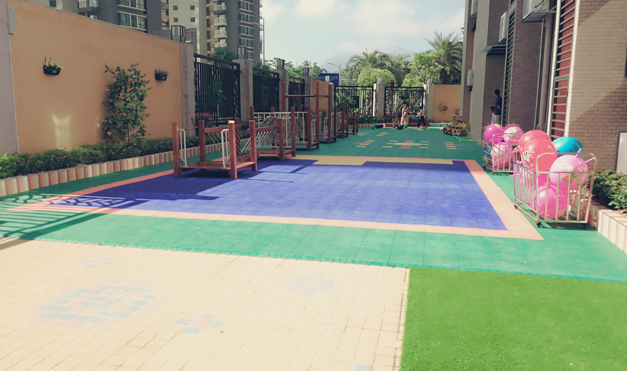 High quality indoor outdoor sports basketball court pp tiles