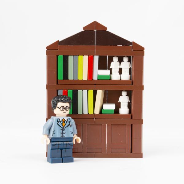 City accessories home room scene study furniture magic books bookshelf Building