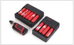 2 / 4 / 6 Bay Intelligent 4.2 V Battery Charger For 18650 18350 Battery 290g