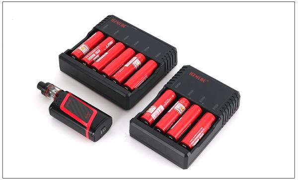 2 / 4 / 6 Bay Intelligent 4.2 V Battery Charger For 18650 18350 Battery 290g