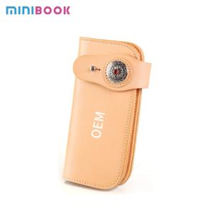 Wholesale 2023 Vintage Handmade Leather Long Wallet Genuine Cowhide Leather Japanese Style For Man from china suppliers
