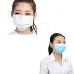 3 Ply Disposable Nose Mask Antibacterial Surgical Mask Non Woven Fabric Material