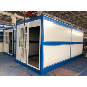 Modular Prefabricated Folding Container Home Site Office Galvanized Steel