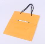 ROHS 300gsm Kraft Paper Shopping Bags ODM Eco Paper Bag