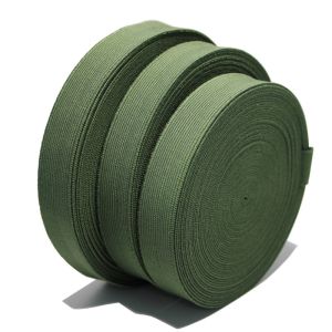 2cm Physical Therapy Resistance Bands Dark Green 20mm Polyester Webbing