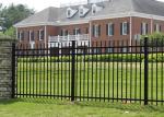 Picket Top 1.2m Height Powder Coated Wrought Iron Fence For Ornamental