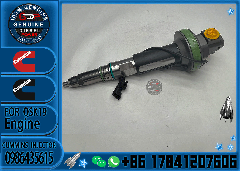 Genuine Fuel Injector Assembly 0986435615 0986435904 0986435901 F00BJ00006 FOOBJ00007 0986435903 For Qsk19 Engine