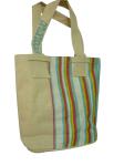 Water Proof Paste Green Earth Gunny Bag, Handle Cotton Weaving Reusable Carrier
