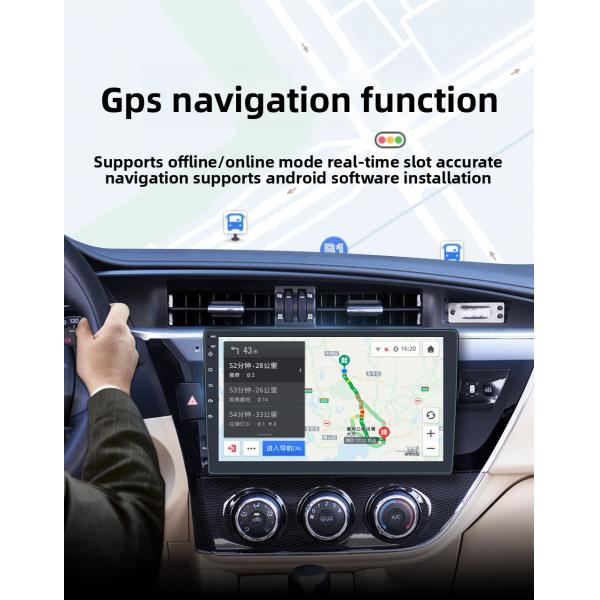 Creatall 10-Inch Wireless CarPlay Adapter with Bluetooth Phone Connectivity HD Rearview Camera Integrated Android GPS Navigation