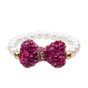 Wholesale Lovely Bow Tie Handmade Beads Bracelets Set from china suppliers
