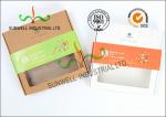Rigid Kraft Paper Cardboard Food Packaging Boxes With Art Paper Wraped Finished