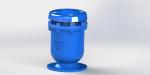 Full Flow Area Air Pressure Release Valve , Flange Type Stainless Steel Float
