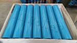 High strength return roller with wear resistant construction for long lasting