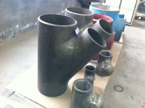 Wholesale ASTM A860 WPHY 80 lateral tee from china suppliers